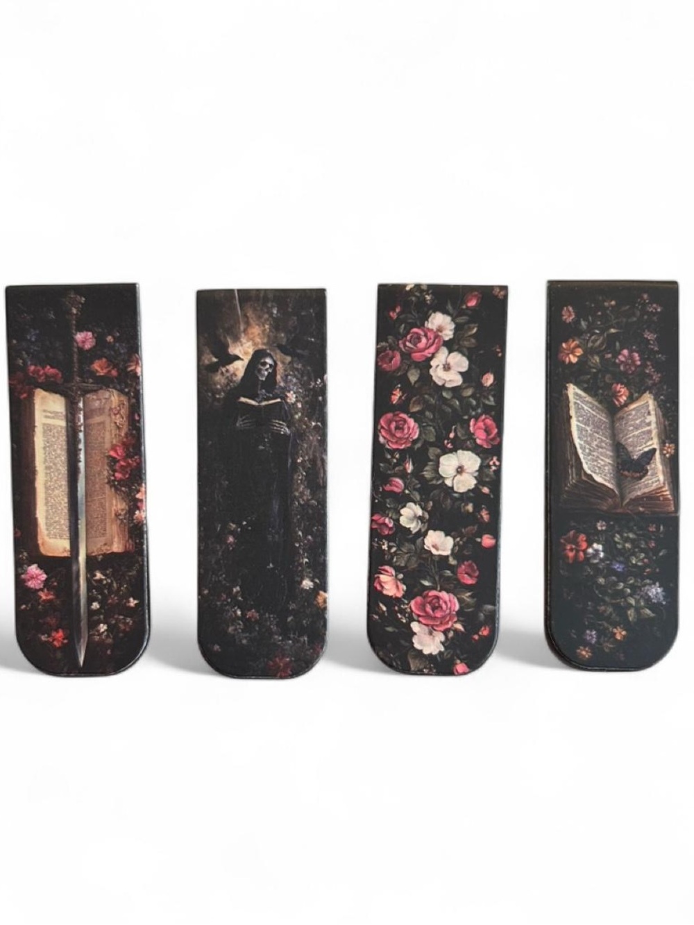 Gothic Fairy Fantasy Dark Academia Magnetic Bookmarks 🥀🖤